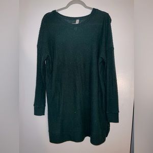 Size medium waffle sweater